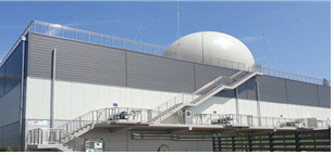 주요 메탄감축 시설인 '통합바이오가스화시설'의 가스 저장조 모습. 환경부 제공